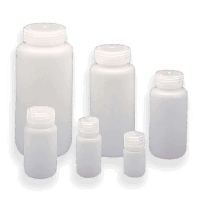 Natural Round Wide Mouth Bottle, PP