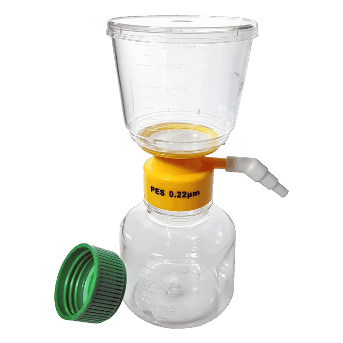 500ml 0.22um PES Vacuum Driven Filter Disposable Sterile