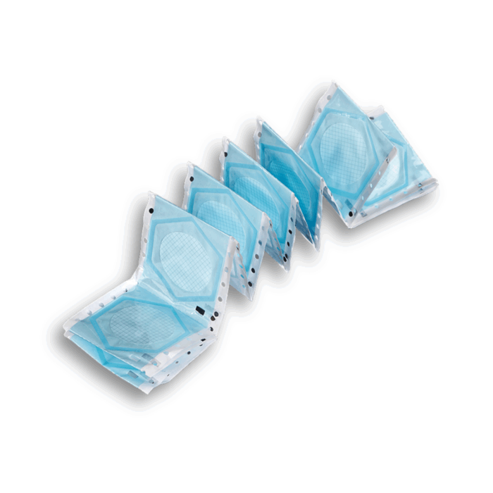 MCE Gridded Membrane Filter 0.45µm. 47mm dia, Continuous Package. Sterile
