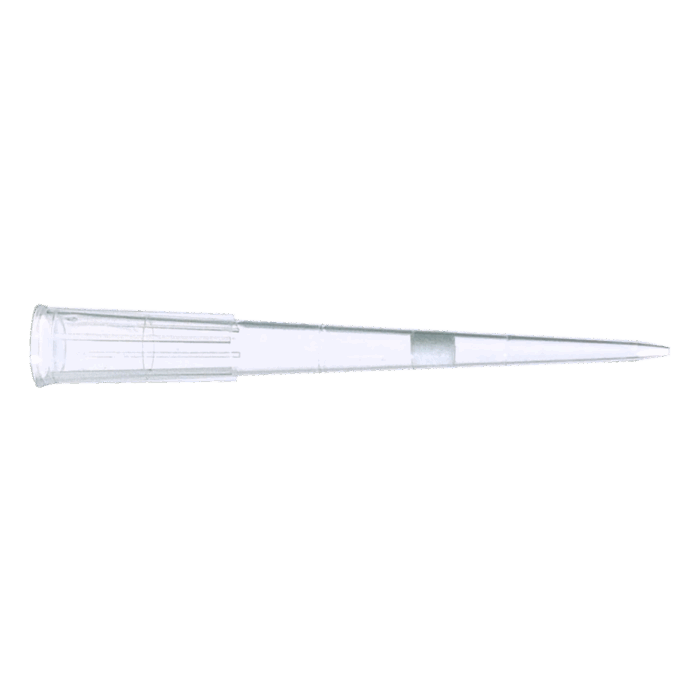 20ul Filter Pipette Tips. 50mm Long Low Retention Racked. Sterile.