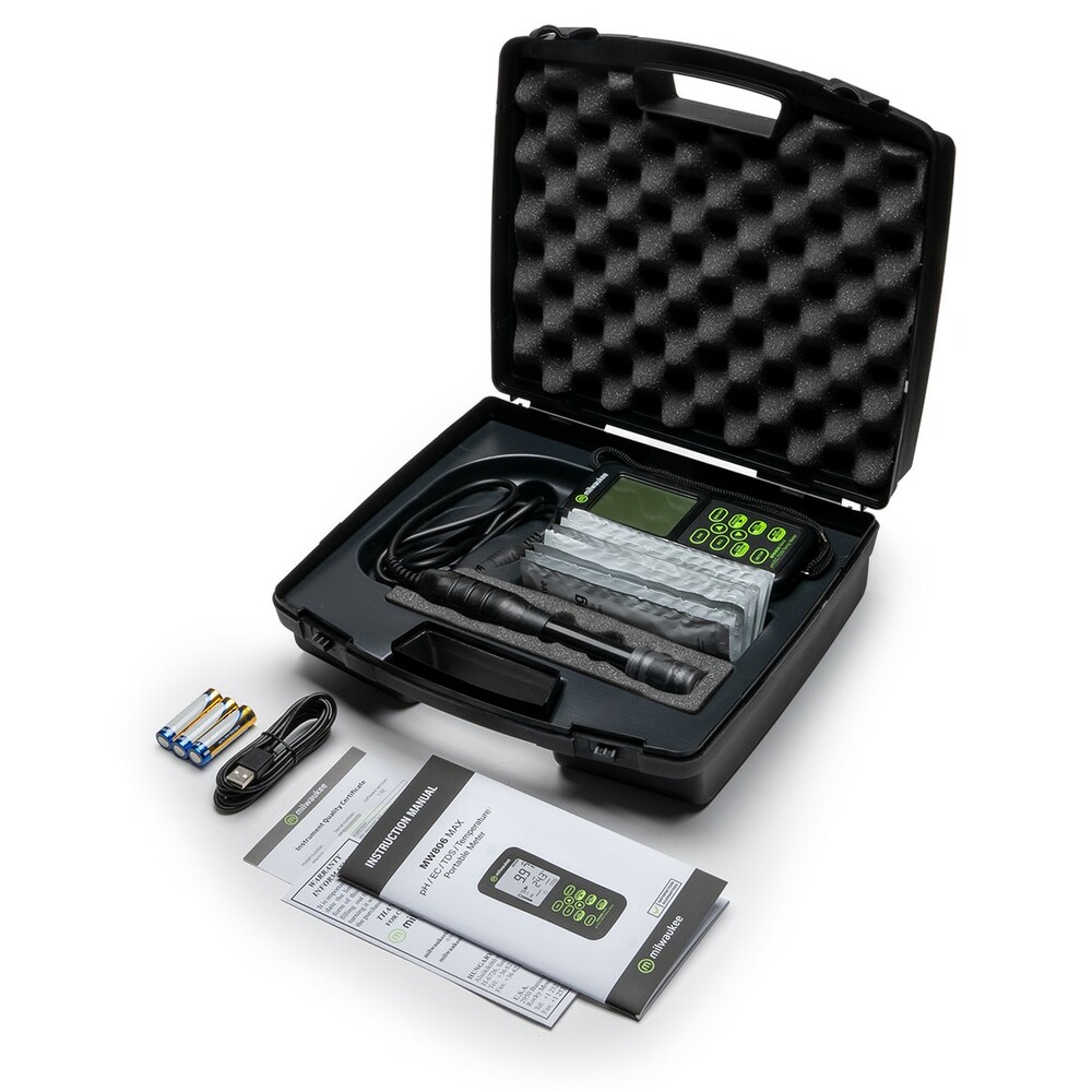 Milwaukee MAX 4-in-1 pH/EC/TDS/Temp Combo Meter with ATC - Image 4