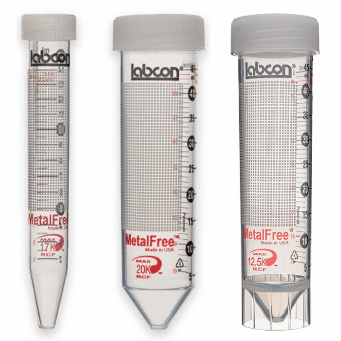 Metal-Free Centrifuge Tubes