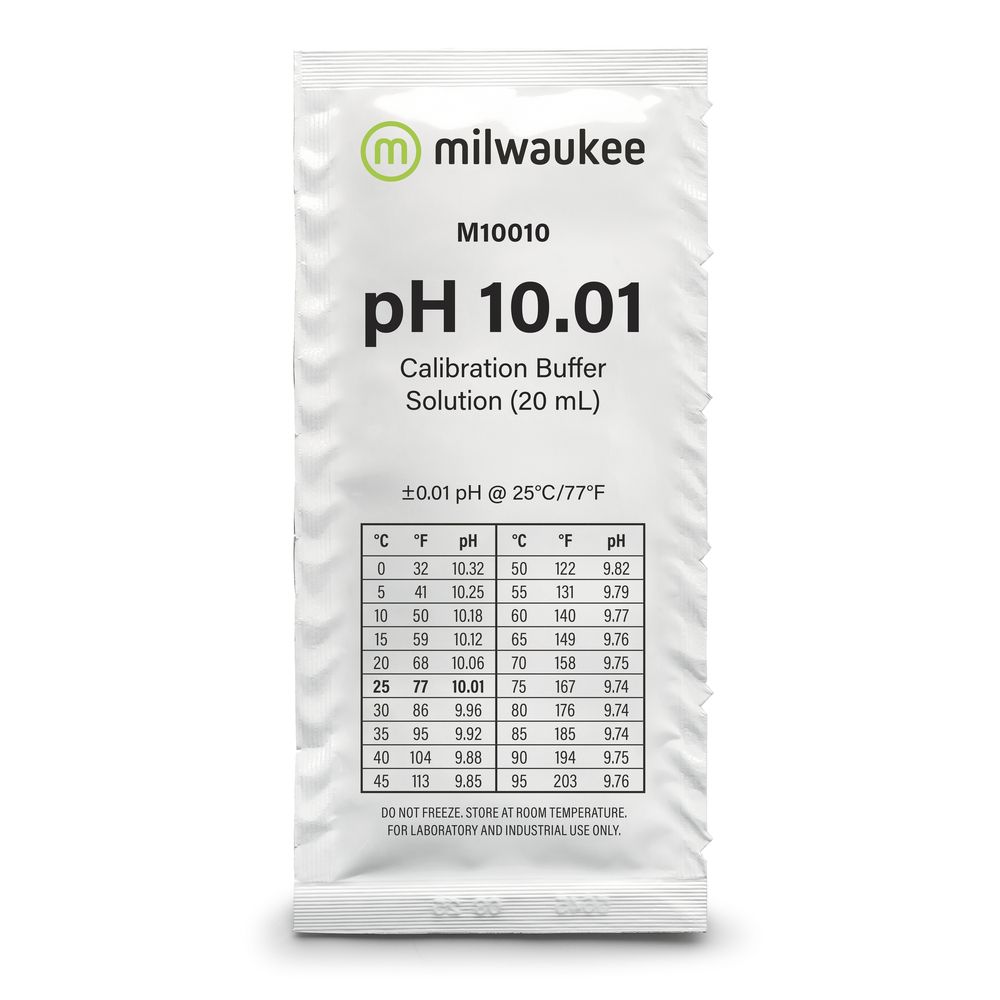 pH 10.01 Calibration Solution Sachets (25)