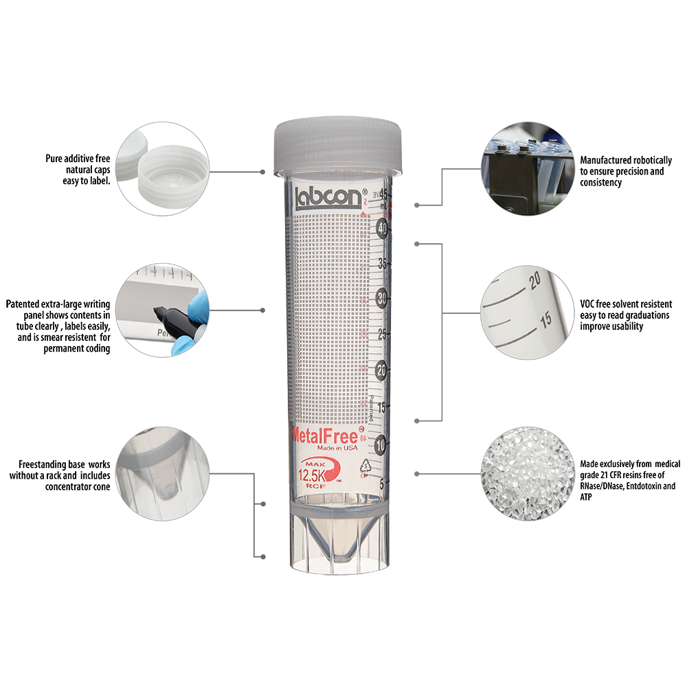 Metal-Free Centrifuge Tubes - Image 3