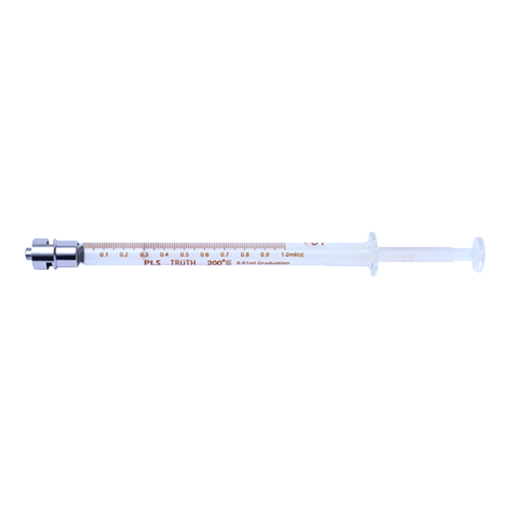 Glass Syringes. Luer Lock, Calibrated