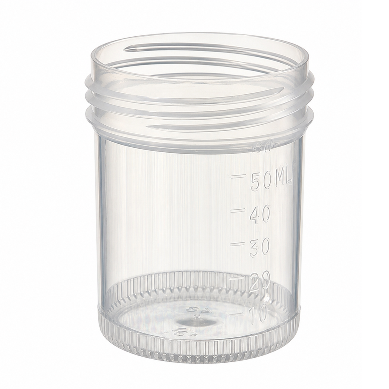 60-80ml Specimen Container, Non Sterile, No Lid, 500/pk