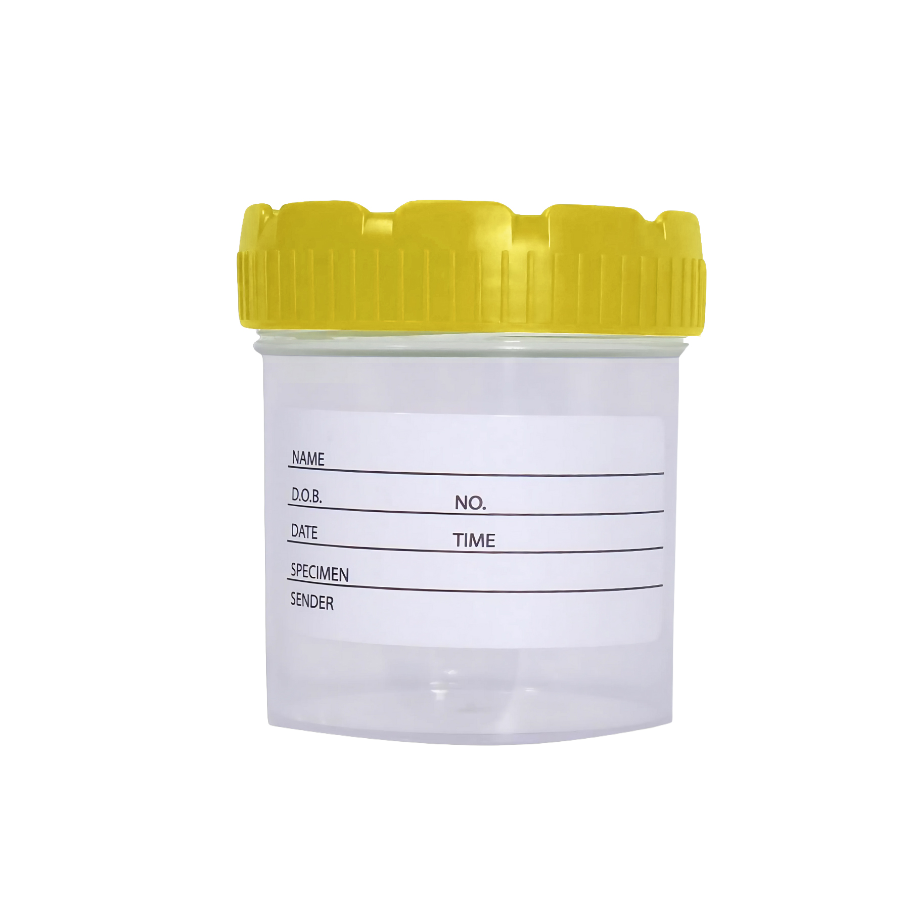 60/70ml Sample container PP/HDPE, Labelled and Non-Labelled