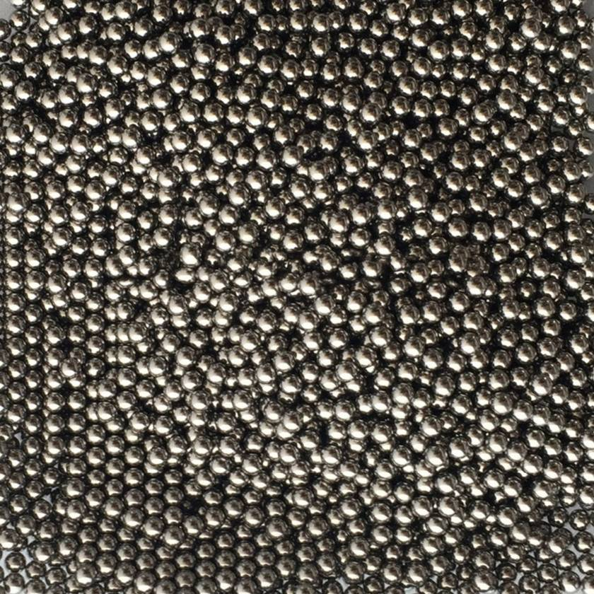 Bulk Beads Stainless Steel 2.8mm Acid Washed 1000/pk – view 2
