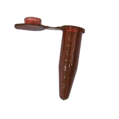 1.5ml Microcentrifuge Tube. Flip Cap. Amber