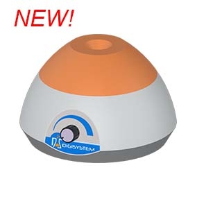 3200rpm Mini Vortex Mixer Orange Silicone Head